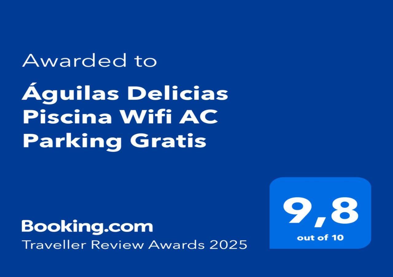 Aguilas Delicias Piscina Wifi Ac Parking Gratis Esterno foto